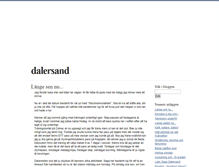 Tablet Screenshot of dalersand.blogg.se