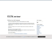 Tablet Screenshot of eltk.blogg.se