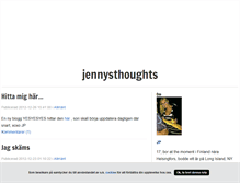 Tablet Screenshot of jennysthoughts.blogg.se