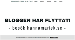 Desktop Screenshot of hannamariefiddeli.blogg.se