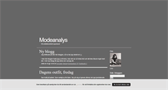 Desktop Screenshot of modeanalys.blogg.se