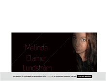 Tablet Screenshot of melindaglamerlundstrom.blogg.se