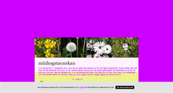 Desktop Screenshot of minhogstaonskan.blogg.se