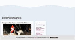 Desktop Screenshot of brockhusenganget.blogg.se