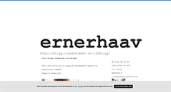 Desktop Screenshot of ernerhaav.blogg.se