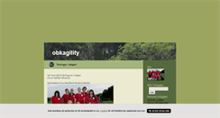Desktop Screenshot of obkagility.blogg.se