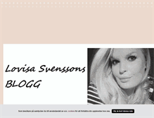 Tablet Screenshot of lovisassvensson.blogg.se