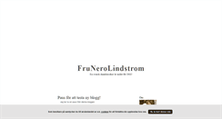 Desktop Screenshot of frunerolindstrom.blogg.se