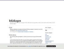 Tablet Screenshot of lekiskogen.blogg.se