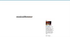 Desktop Screenshot of monicasblommor.blogg.se