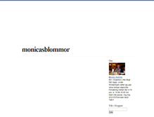 Tablet Screenshot of monicasblommor.blogg.se