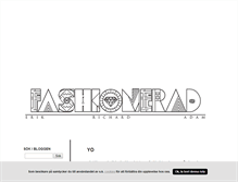 Tablet Screenshot of fashionerad.blogg.se
