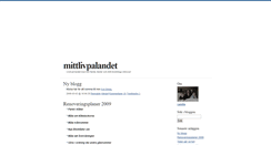 Desktop Screenshot of mittlivpalandet.blogg.se