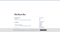 Desktop Screenshot of minbossebus.blogg.se