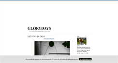 Desktop Screenshot of glorydaysanna.blogg.se