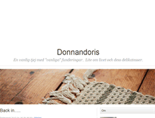 Tablet Screenshot of donnandoris.blogg.se