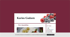 Desktop Screenshot of karinsgodaste.blogg.se