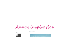 Desktop Screenshot of annasinspirationsblogg.blogg.se