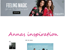 Tablet Screenshot of annasinspirationsblogg.blogg.se
