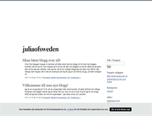 Tablet Screenshot of juliaofsweden.blogg.se