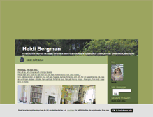 Tablet Screenshot of heidibergman.blogg.se