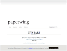 Tablet Screenshot of paperwing.blogg.se