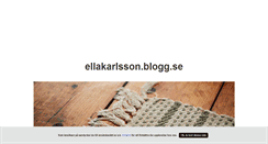 Desktop Screenshot of ellakarlsson.blogg.se
