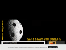 Tablet Screenshot of innebandyklubban.blogg.se