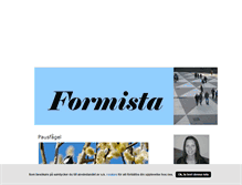 Tablet Screenshot of formista.blogg.se