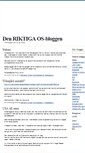 Mobile Screenshot of denriktigaosbloggen.blogg.se