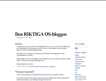Tablet Screenshot of denriktigaosbloggen.blogg.se