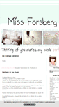 Mobile Screenshot of missforsberg.blogg.se