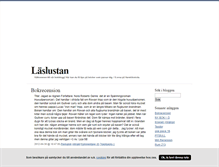 Tablet Screenshot of lslustan.blogg.se