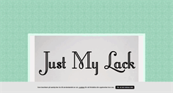 Desktop Screenshot of justmylack.blogg.se