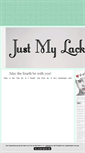 Mobile Screenshot of justmylack.blogg.se