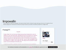 Tablet Screenshot of limpowallin.blogg.se
