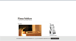 Desktop Screenshot of finnasolsken.blogg.se