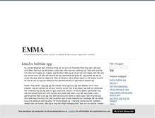 Tablet Screenshot of emzibit.blogg.se
