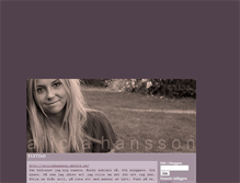Tablet Screenshot of aliciahanssons.blogg.se