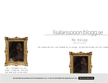 Tablet Screenshot of lisalarssooon.blogg.se