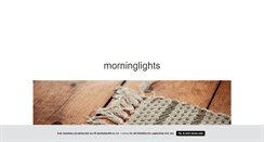 Desktop Screenshot of morninglights.blogg.se