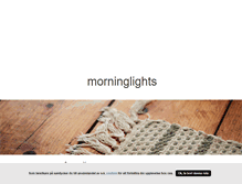 Tablet Screenshot of morninglights.blogg.se