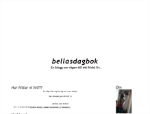 Tablet Screenshot of bellasdagbok.blogg.se