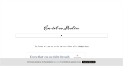 Desktop Screenshot of endelavmalin.blogg.se