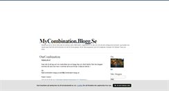 Desktop Screenshot of mycombination.blogg.se