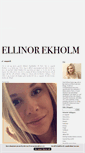 Mobile Screenshot of ellinorekholm.blogg.se