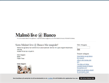 Tablet Screenshot of malmoliveatbanco.blogg.se
