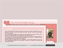 Tablet Screenshot of minhalsosammablogg.blogg.se