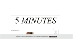 Desktop Screenshot of fiveminutes.blogg.se