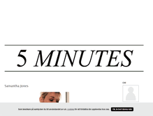 Tablet Screenshot of fiveminutes.blogg.se